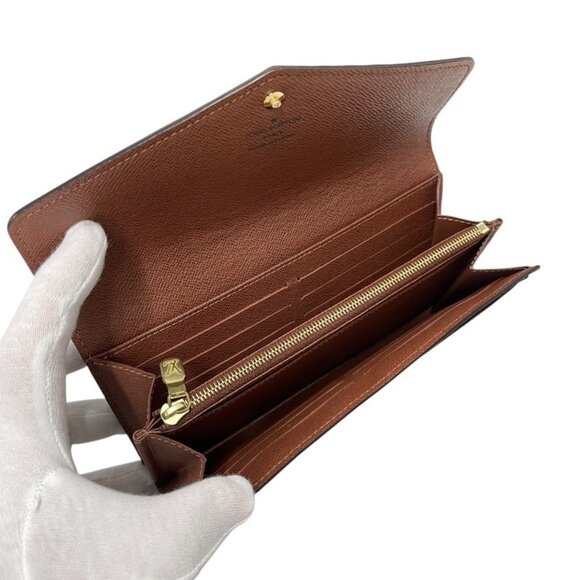 LOUIS VUITTON Brown Monogram Wallet - Picture 7 of 10